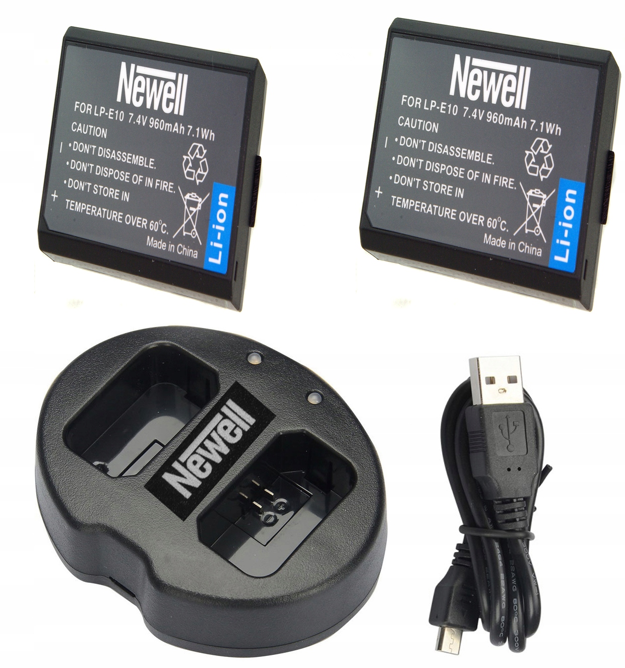 Ładowarka Usb 2 x Akumulator Do Canon Eos 1100D 1200D 1300D 2000D 4000D