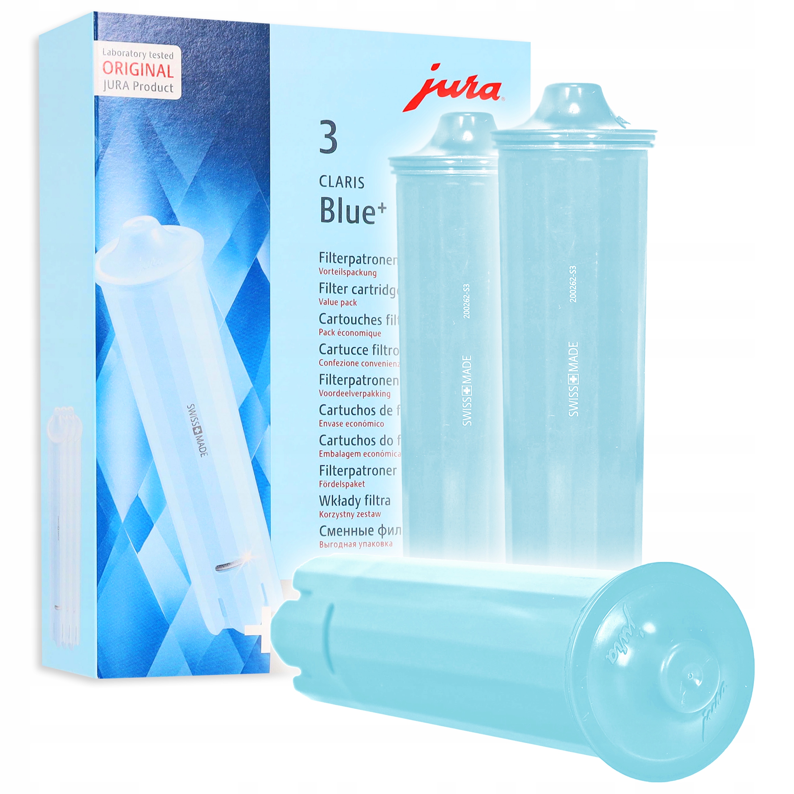 Filtr do wody Jura Claris Blue Oryginał 3 Szt