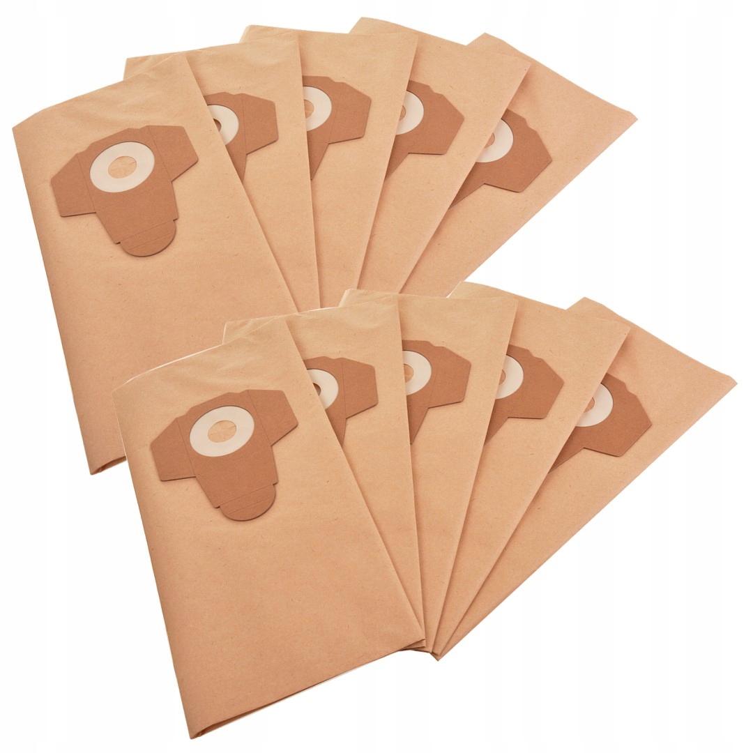 10x Worki papierowe 30litrów do Einhell Th-vc 1820S 1820/1S Bt-vc 1250
